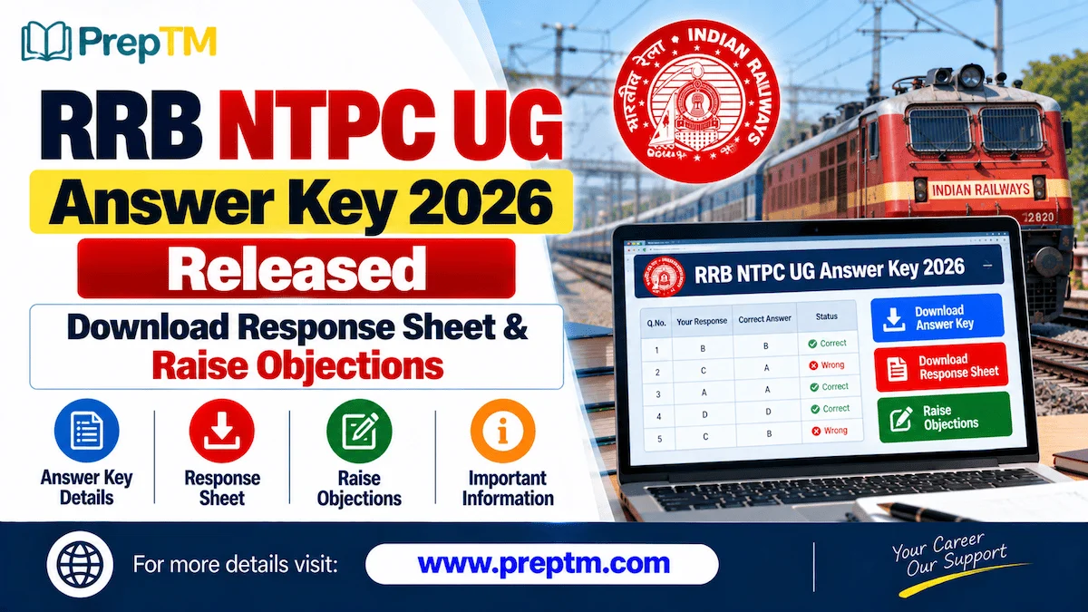 RRB NTPC UG Answer Key 2026 Released: Download Response Sheet & Raise Objections